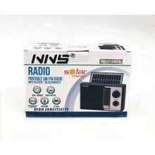 NNS F10BTS FM AM SW 3 Band Rechargeable Radio With USB SD TF Mp3 Player With Solar With Light